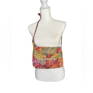 HOBO Colorful Crossbody Bag with Zippers